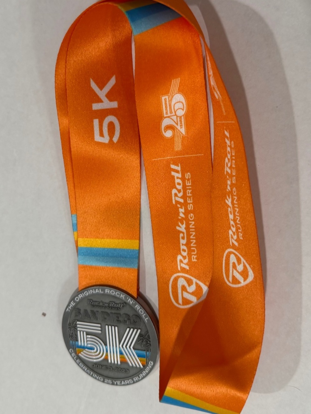 Rock 'n' Roll Running Series San Diego 5K 2023 Finisher Medal